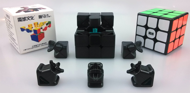 YJ MoYu DianMa 3x3x3 Magic Cube Black